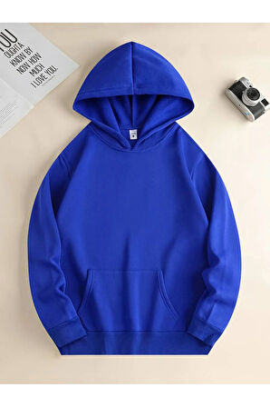 Night Baskılı Kapüşonlu Sweatshirt