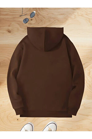 Perfectly Baskılı Kapüşonlu Sweatshirt