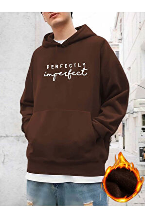 Perfectly Baskılı Kapüşonlu Sweatshirt