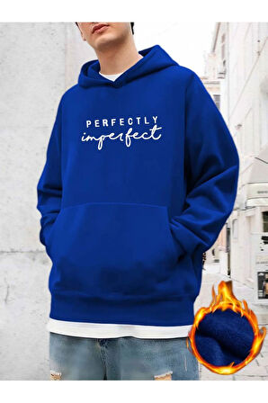 Perfectly Baskılı Kapüşonlu Sweatshirt