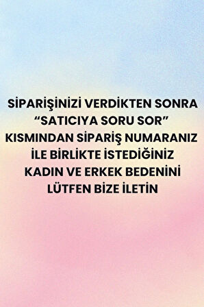 Panda Baskılı Çift Sevgili Kombini Tasarım Sweatshirt