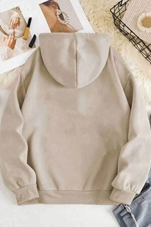 Unisex Uykucu Panda Baskılı Sweatshirt