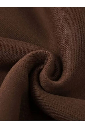 Erkek el yazılı baskılı kapüşonlu sweatshirt