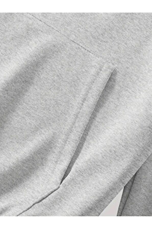 Renkli Bisiklet Baskılı Kapüşonlu Sweatshirt