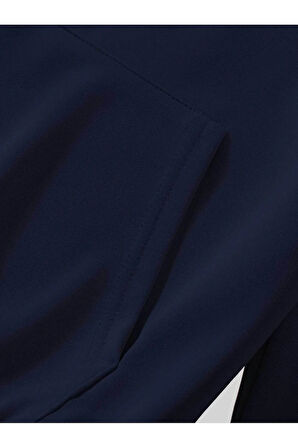 Renkli Bisiklet Baskılı Kapüşonlu Sweatshirt