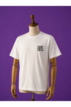 paris tasarım %100 pamuk unisex basic tişört