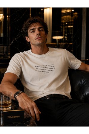 yazı tasarım %100 pamuk unisex basic tişört
