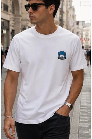 summer nights tasarım %100 pamuk unisex basic tişört