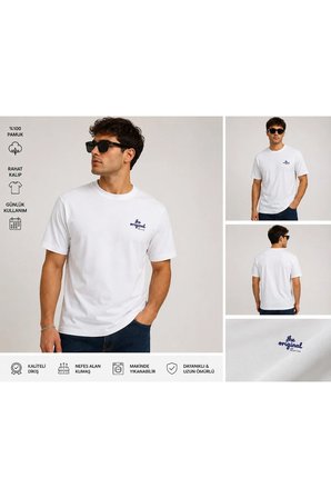 the original tasarım %100 pamuk unisex basic tişört