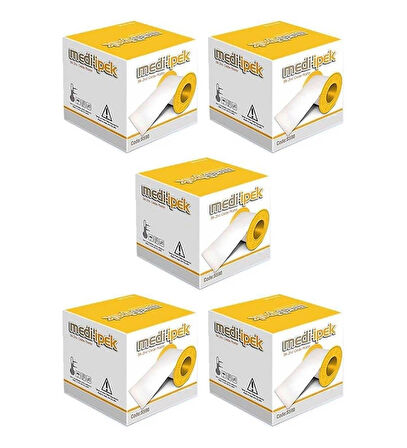 Medi İpek Tıbbi İpek Flaster 5m x 5cm 5 Adet