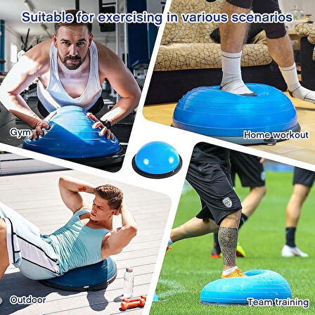Bosu Ball 45 Cm Çap Small Denge Egzersiz