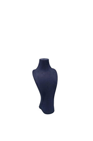 Yerli Üretim Adonis Model Sardunya Kumaş Lacivert Renk Boy 28cm Kolye Takı Sergileme Mankeni