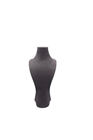 Yerli Üretim Adonis Model Sardunya Kumaş Füme Renk Boy 38cm Kolye Takı Sergileme Mankeni