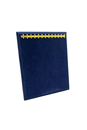 Süet Kumaş Lacivert Renk 20/16 Cm Ayaklı Kanca Bileklik Sergileme Standı