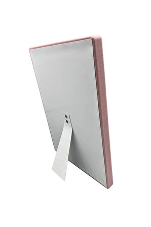 Süet Kumaş Pembe Renk 34/24 Cm Ayaklı Kolye Sergileme Standı