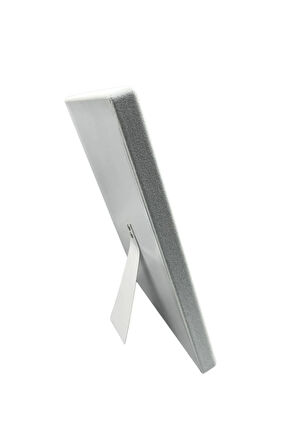 Süet Kumaş Gri Renk 34/24 Cm Ayaklı Kolye Sergileme Standı