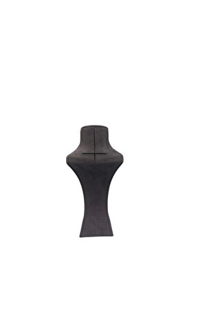 Yerli Üretim Lüx Model Sardunya Kumaş Füme Renk Boy 28cm Kolye Takı Sergileme Mankeni