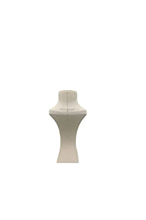 Yerli Üretim Lüx Model Sardunya Kumaş Krem Renk Boy 28cm Kolye Takı Sergileme Mankeni