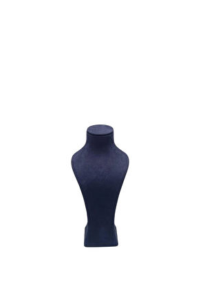 Yerli Üretim Lüx Model Sardunya Kumaş Lacivert Renk Boy 28cm Kolye Takı Sergileme Mankeni