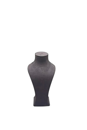 Yerli Üretim Lüx Model Sardunya Kumaş Füme Renk Boy 31 cm Kolye Takı Sergileme Mankeni