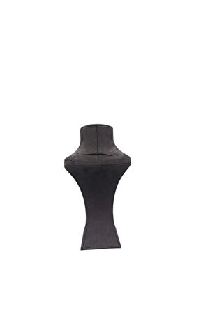 Yerli Üretim Lüx Model Sardunya Kumaş Füme Renk Boy 31 cm Kolye Takı Sergileme Mankeni
