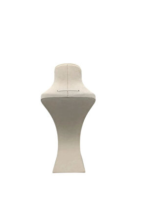 Yerli Üretim Lüx Model Sardunya Kumaş Krem Renk Boy 37 cm Kolye Takı Sergileme Mankeni