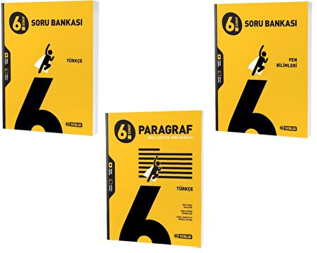 Hız 2023 6. Sınıf Fen Bilimleri + Türkçe + Paragraf Soru Seti 3 Kitap 2023