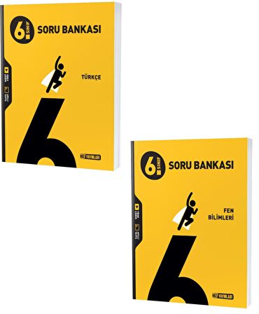 Hız 2023 6. Sınıf Türkçe + Fen Bilimleri Soru Seti 2 Kitap 2023