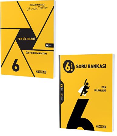Hız 2023 6. Sınıf Fen Bilimleri Soru + Defter Seti 2 Kitap 2023