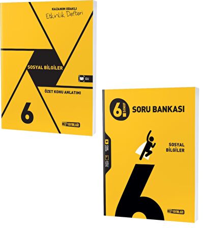 Hız 2023 6. Sınıf Sosyal Bilgiler Soru + Defter Seti 2 Kitap 2023