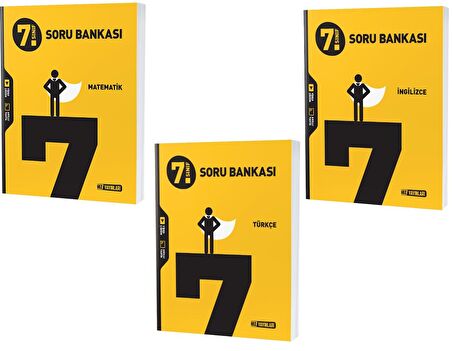 Hız 2023 7. Sınıf Matematik + Türkçe + İngilizce Soru Seti 3 Kitap 2023