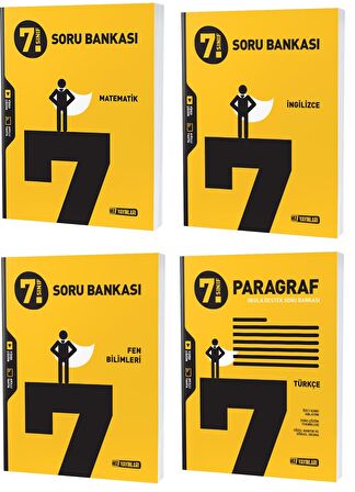 Hız 2023 7. Sınıf Matematik İngilizce Fen Paragraf Soru Seti 4 Kitap 2023