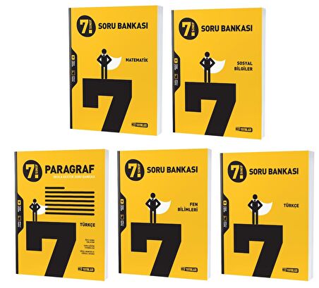 Hız 2023 7. Sınıf Matematik Türkçe Fen Sosyal Paragraf Soru Seti 5 Kitap 2023