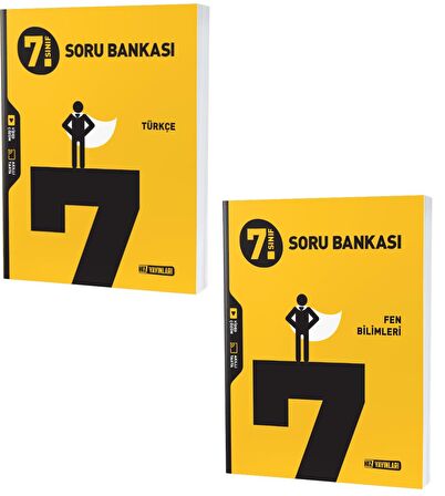 Hız 2023 7. Sınıf Türkçe + Fen Bilimleri Soru Seti 2 Kitap 2023