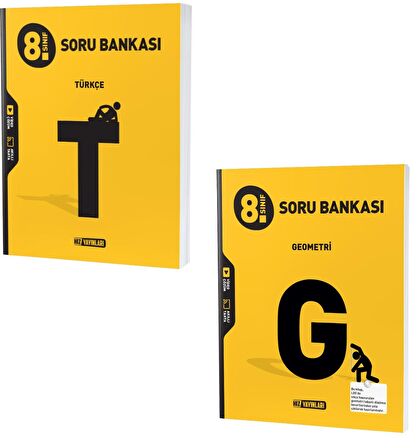 Hız Lgs 2023 8. Sınıf Türkçe + Geometri Soru Bankası 2 Kitap 2023