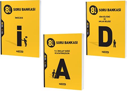 Hız Lgs 2023 8. Sınıf İnkılap Tarihi + İngilizce + Din Soru Seti 3 Kitap 2023