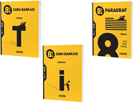 Hız Lgs 2023 8. Sınıf Türkçe + Paragraf + İngilizce Soru Seti 3 Kitap 2023