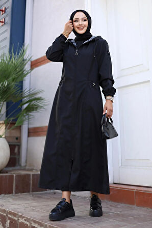 Kadın Cepli Fermuarlı Kap