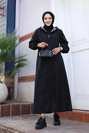 Kadın Cepli Fermuarlı Kap