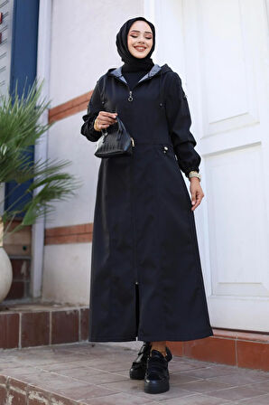 Kadın Cepli Fermuarlı Kap