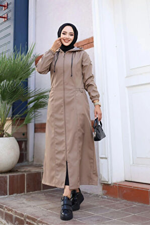 Kadın Cepli Fermuarlı Kap