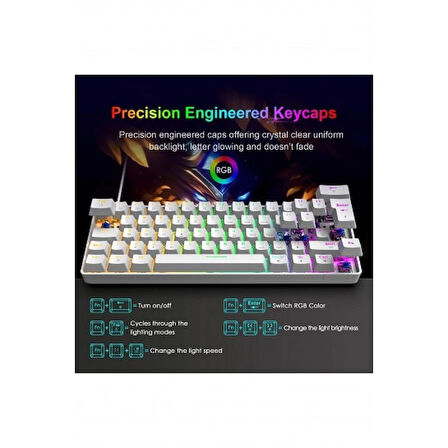 Mekanik Klavye Rgb Led Işıklı