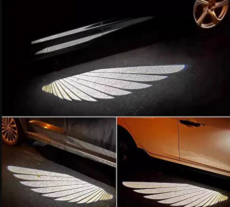 Mitsubishi Attrage Araca Uyumlu Ayna Altı Melek Kanadı Işıgı