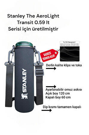 Stanley The Aerolight transit mug 20 oz 0,59 lt Neopren Termos kılıfı ve omuz askısı