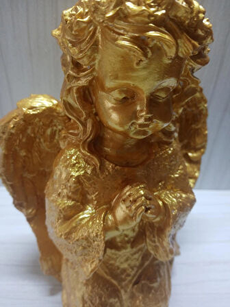 Evlilik Yıl Dönümü Hediyesi Kız Arkadaşa Doğum Günü Hediyesi Dua Eden Melek Figürü -  Polyester