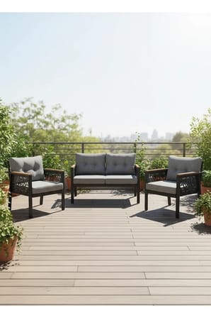 MELİSA 2+1 +1 Balkon-bahçe-kafe Çay Seti Koltuk Oturma Takımı-oturma Grubu,ofis Koltuğu