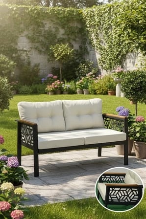 MELİSA Balkon-bahçe-kafe Çay Seti Koltuk Oturma Takımı-oturma Grubu,ofis Koltuğu 2'li