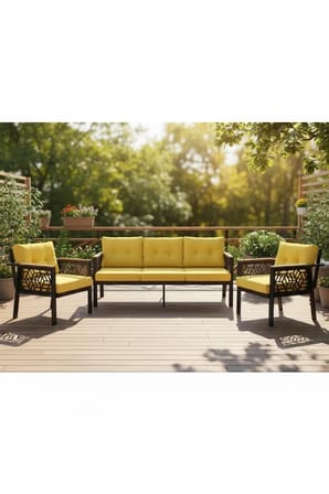 3+1+1 MELİSA Balkon-bahçe-kafe Çay Seti Koltuk Oturma Takımı-oturma Grubu,ofis Koltuğu
