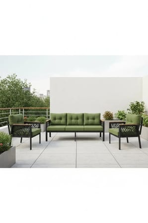 3+1+1 MELİSA Balkon-bahçe-kafe Çay Seti Koltuk Oturma Takımı-oturma Grubu,ofis Koltuğu