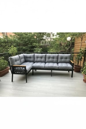 Miami melisa 3+2 Köşe Yön değiştirilebilir Koltuk Takımı Balkon-bahçe-kafe-çay Seti